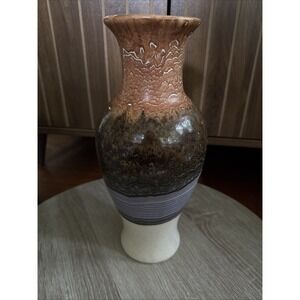Royal Haeger Vase USA Brown Purple